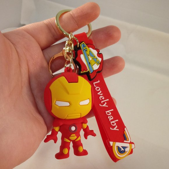 Accessories Iron Man Superhero Key Chain Key Ring Comic Movie